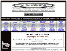 Tablet Screenshot of bellsnwhistles.com